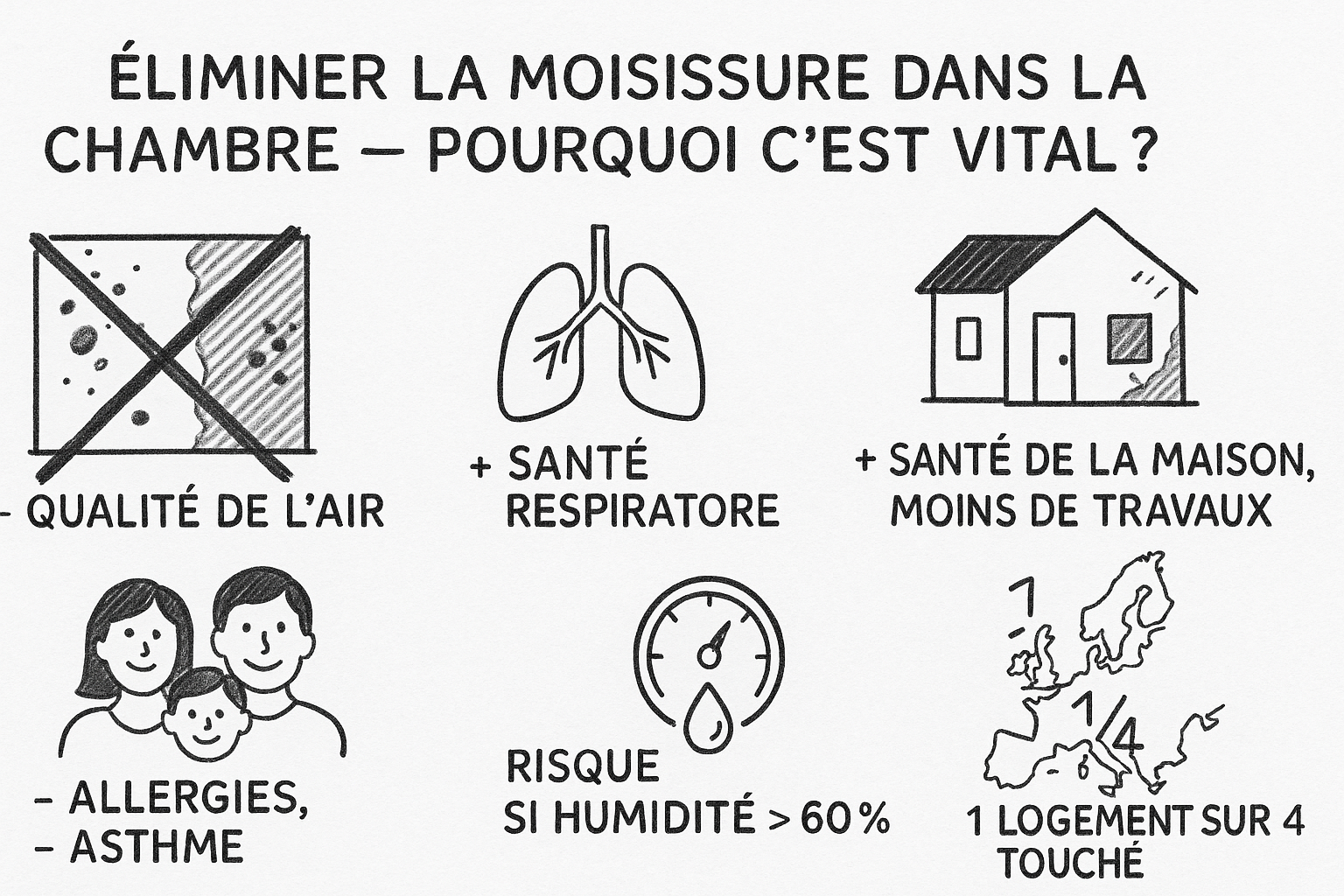 Comment éliminer la moisissure sur le mur de votre chambre ? 3 comment eliminer la moisissure sur le mur de votre chambre 1