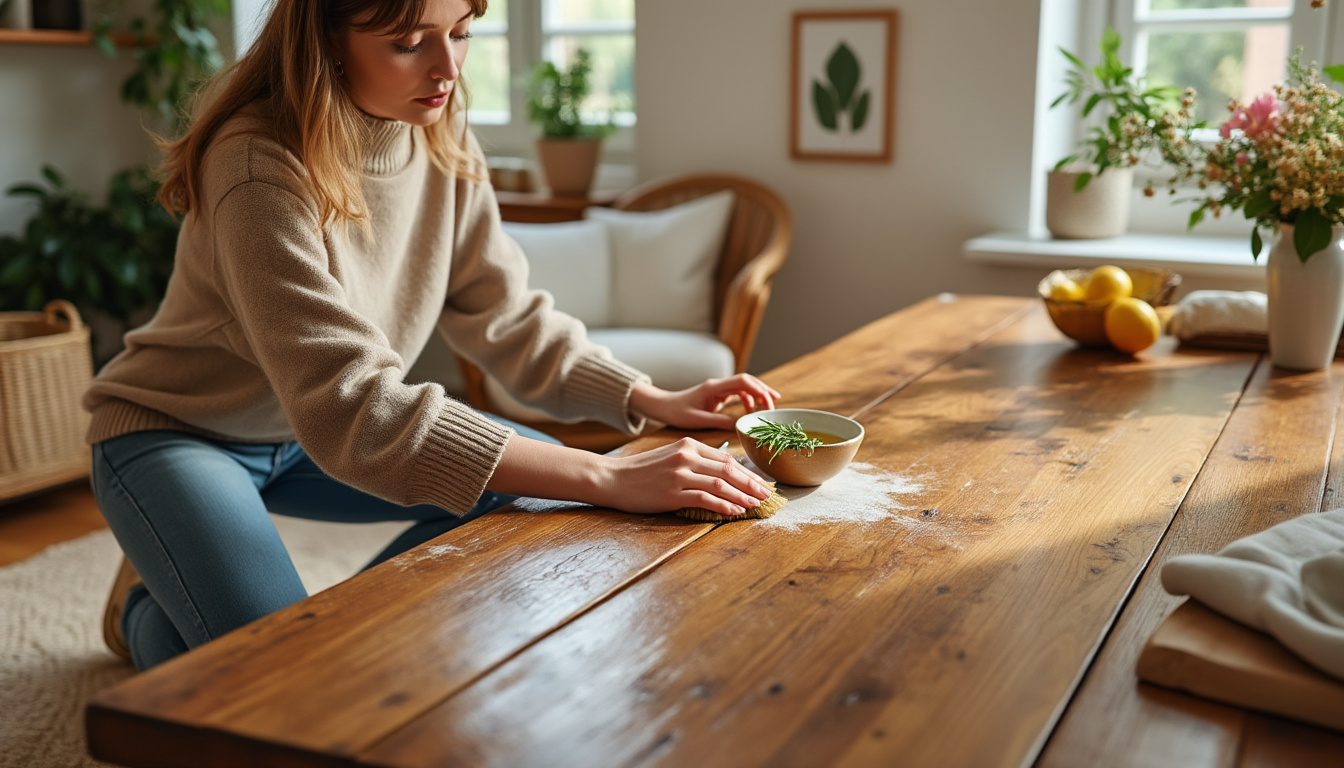 Comment nettoyer efficacement vos meubles en bois ? 3 découvrez des astuces et conseils pratiques pour nettoyer efficacement vos meubles en bois. apprenez à préserver leur éclat et prolonger leur durée de vie avec des méthodes adaptées et des produits naturels.