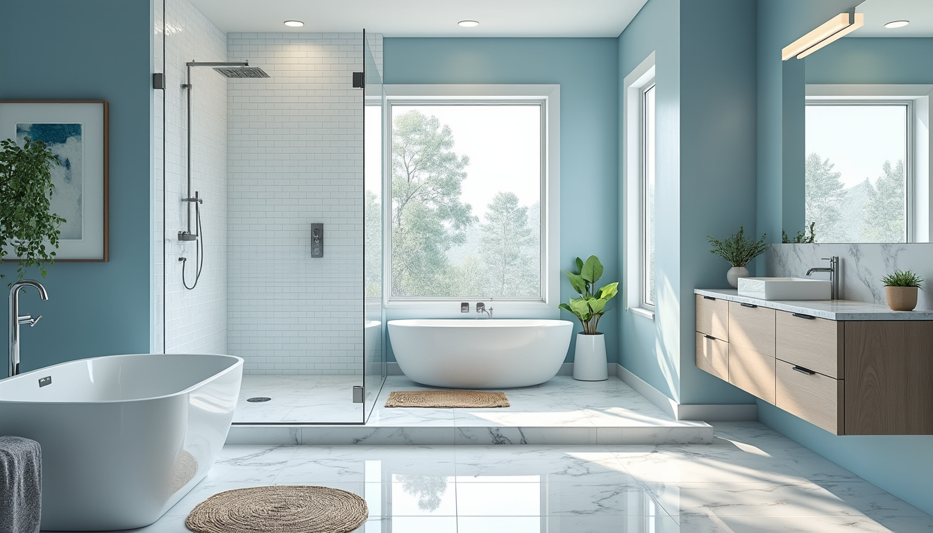Comment peindre une salle de bain efficacement ? 3 découvrez nos astuces pour peindre efficacement votre salle de bain ! apprenez les techniques, les matériaux à privilégier et les étapes clés pour un résultat impeccable et durable.