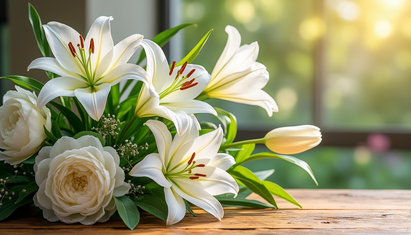 Les fleurs blanches : symboles de pureté et de sérénité 3 découvrez la beauté intemporelle des fleurs blanches, symboles de pureté et de sérénité. apprenez leur signification profonde et comment elles peuvent apporter une touche de paix et d'élégance à votre décoration ou vos occasions spéciales.