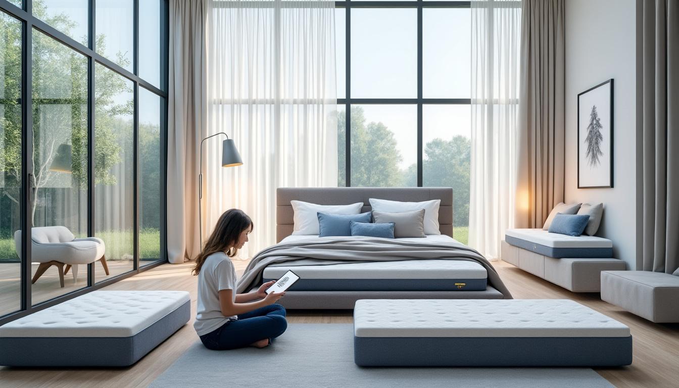 Comment choisir le matelas idéal pour un sommeil réparateur ? 2 découvrez les astuces essentielles pour sélectionner le matelas parfait, garantissant un sommeil réparateur. apprenez à évaluer vos besoins, les différents types de matelas et les critères de confort pour optimiser vos nuits et améliorer votre bien-être.