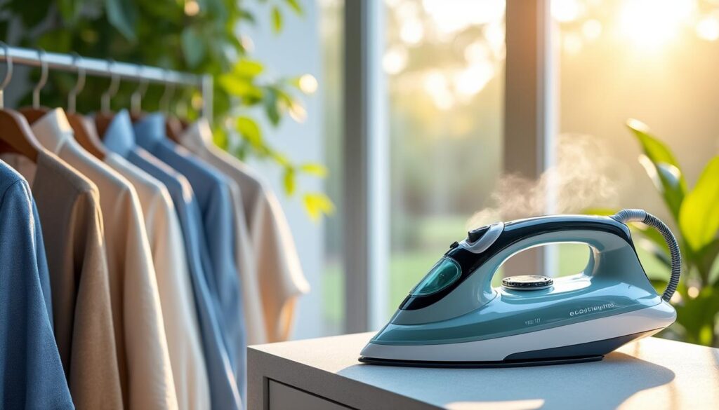 EcoSteam Pure : Le défroisseur vapeur écolo qui transforme votre repassage ! 3 découvrez ecosteam pure, le défroisseur vapeur innovant et écologique qui révolutionne votre expérience de repassage. dites adieu aux plis et à la chaleur excessive : grâce à sa technologie respectueuse de l'environnement, obtenez des vêtements impeccablement lisses tout en préservant la planète. optez pour une solution durable et efficace pour votre quotidien.