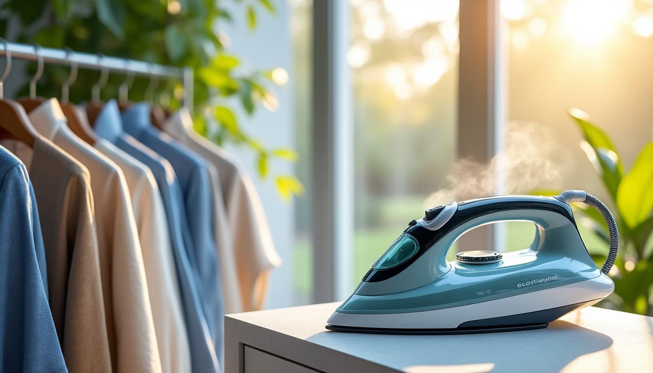 découvrez ecosteam pure, le défroisseur vapeur innovant et écologique qui révolutionne votre expérience de repassage. dites adieu aux plis et à la chaleur excessive : grâce à sa technologie respectueuse de l'environnement, obtenez des vêtements impeccablement lisses tout en préservant la planète. optez pour une solution durable et efficace pour votre quotidien.
