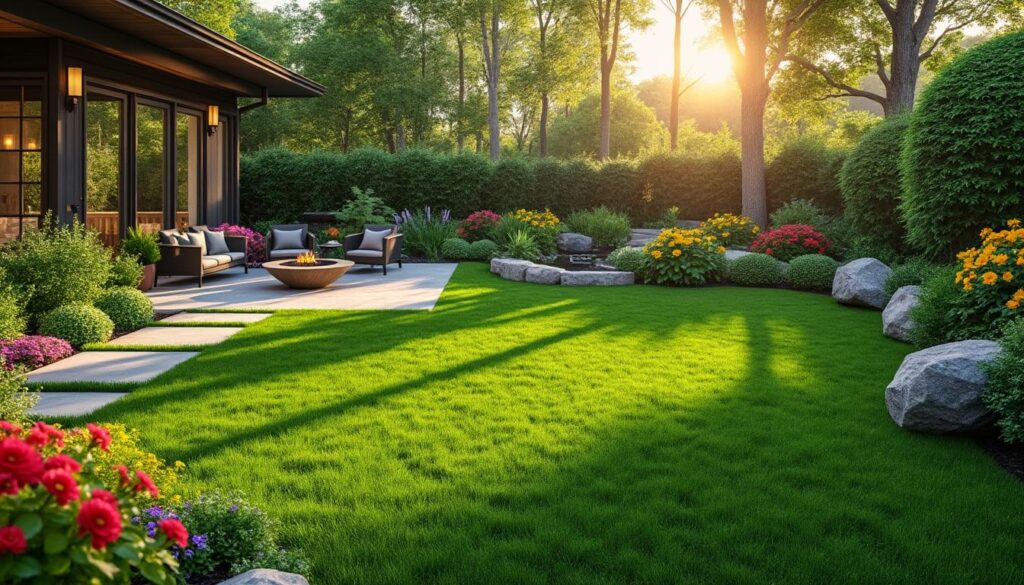 Gazonium Synthétique : Transformez votre jardin en un paradis vert ! 4 découvrez gazonium synthétique, la solution parfaite pour transformer votre jardin en un véritable paradis vert. profitez d'un espace extérieur luxuriant, sans effort d'entretien, et bénéficiez d'une pelouse esthétique et durable toute l'année.