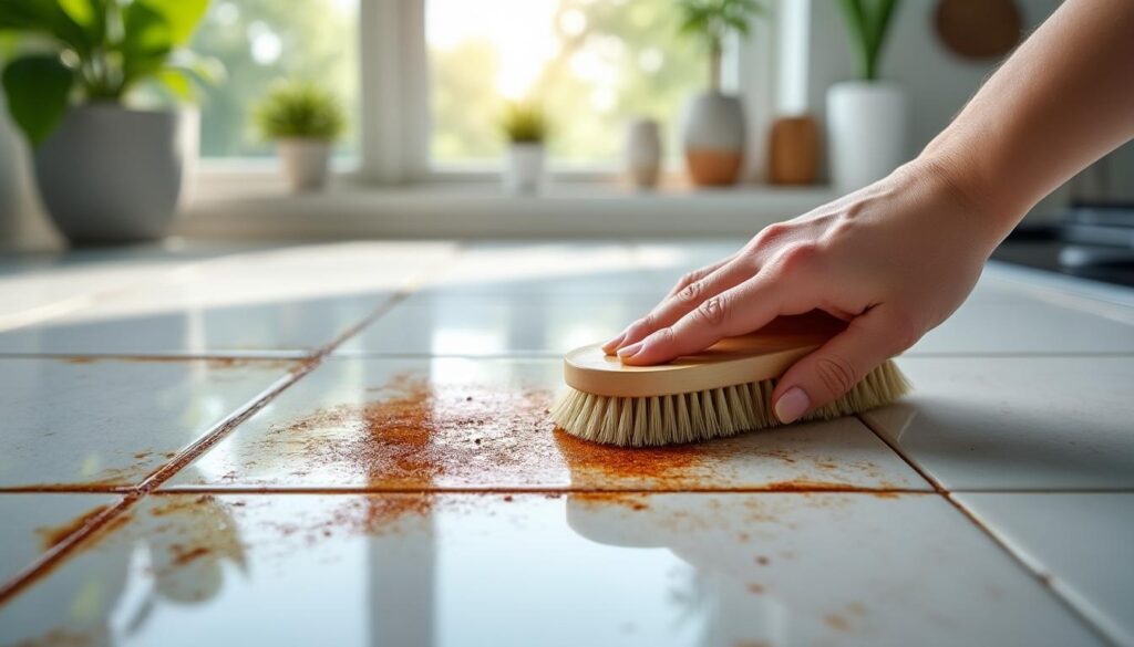 découvrez des astuces infaillibles pour éliminer efficacement les taches de rouille sur votre carrelage et retrouver un sol impeccable facilement.