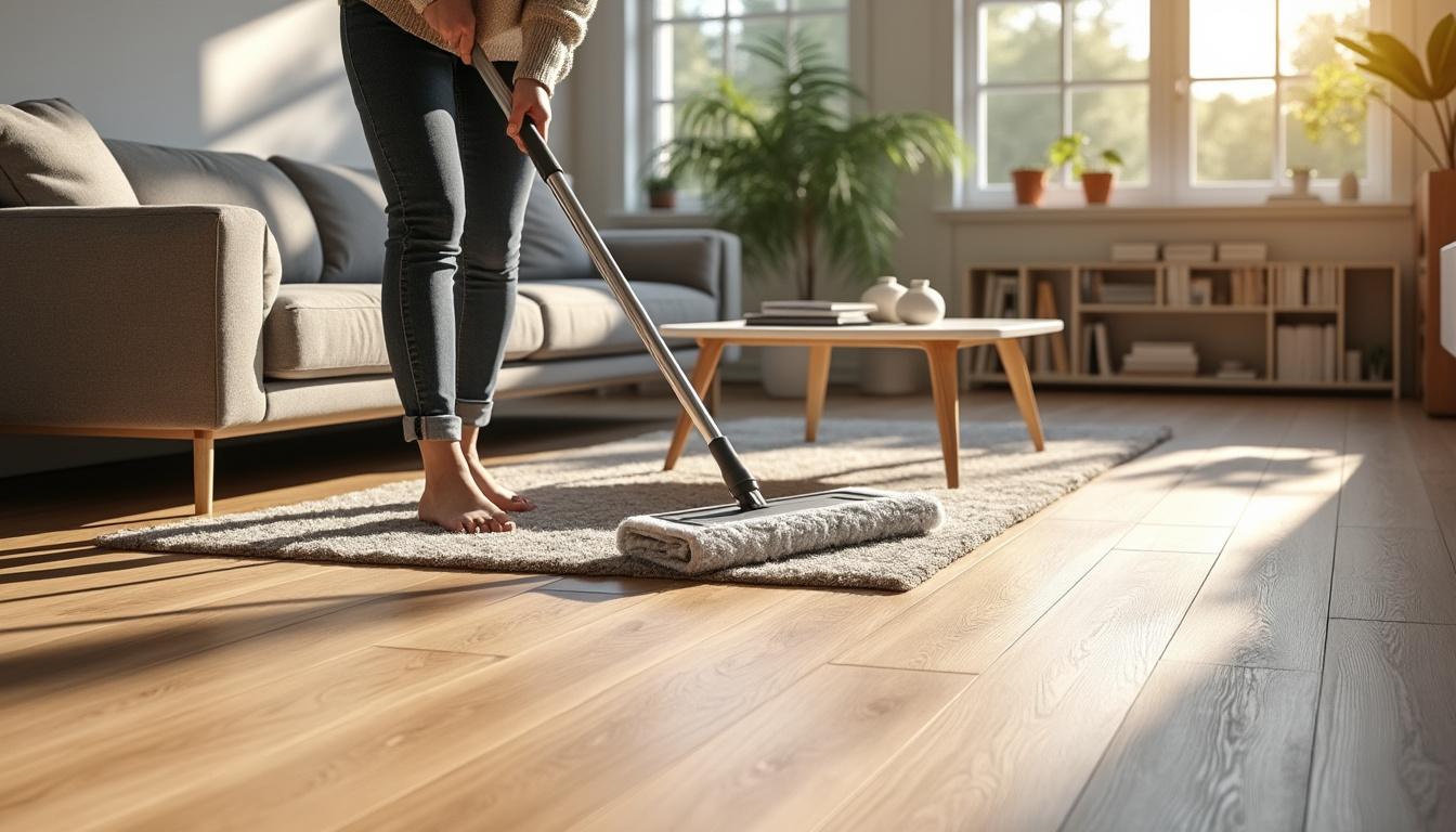 découvrez les astuces incontournables pour nettoyer votre parquet flottant efficacement sans risquer de l'abîmer. conseils pratiques pour un sol toujours éclatant et durable.
