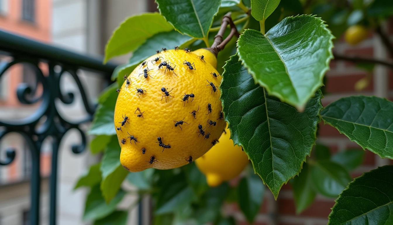 découvrez les causes de l'envahissement des fourmis sur votre citronnier et les solutions efficaces pour les repousser et protéger votre arbre.