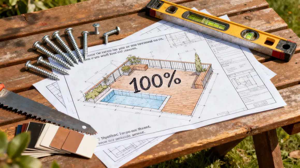 Table extérieur plans devis terrasse bois