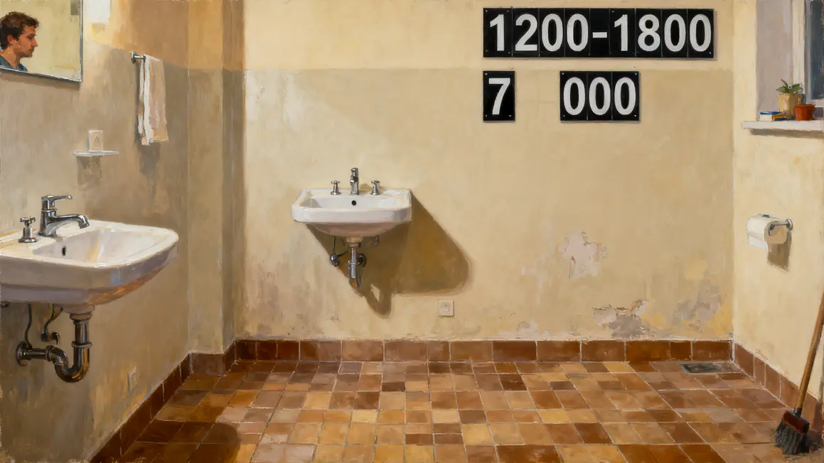 Budget salle de bains familiale avec matériaux accessibles