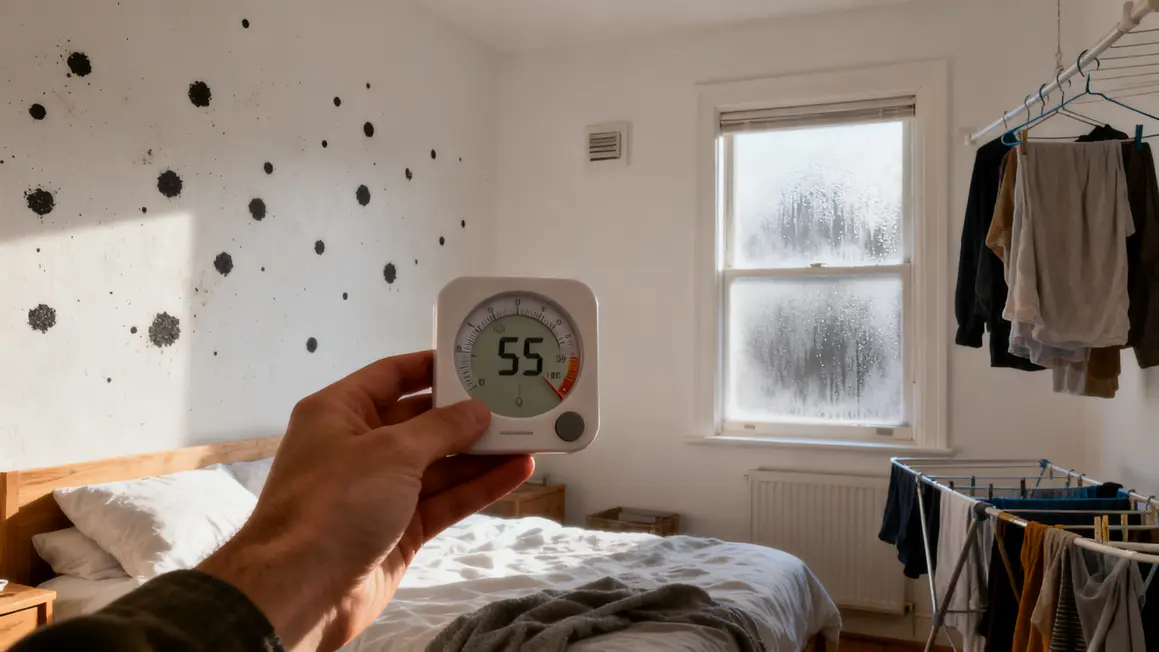 Diagnostic humidité chambre hygromètre
