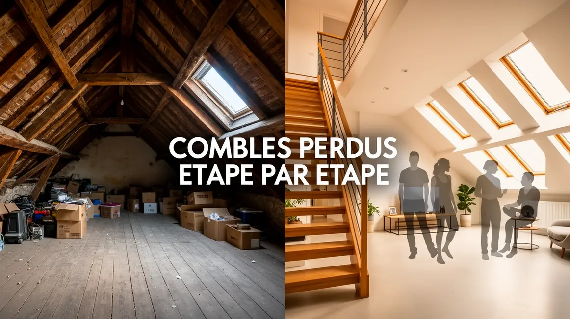 Comment réussir combles perdus étape par étape 2 Transformation combles perdus fonctionnel moderne