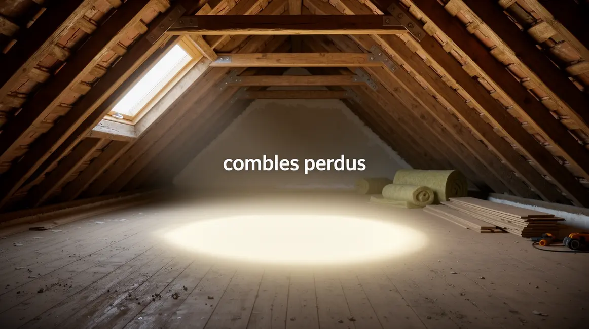 grenier photorealiste combles perdus