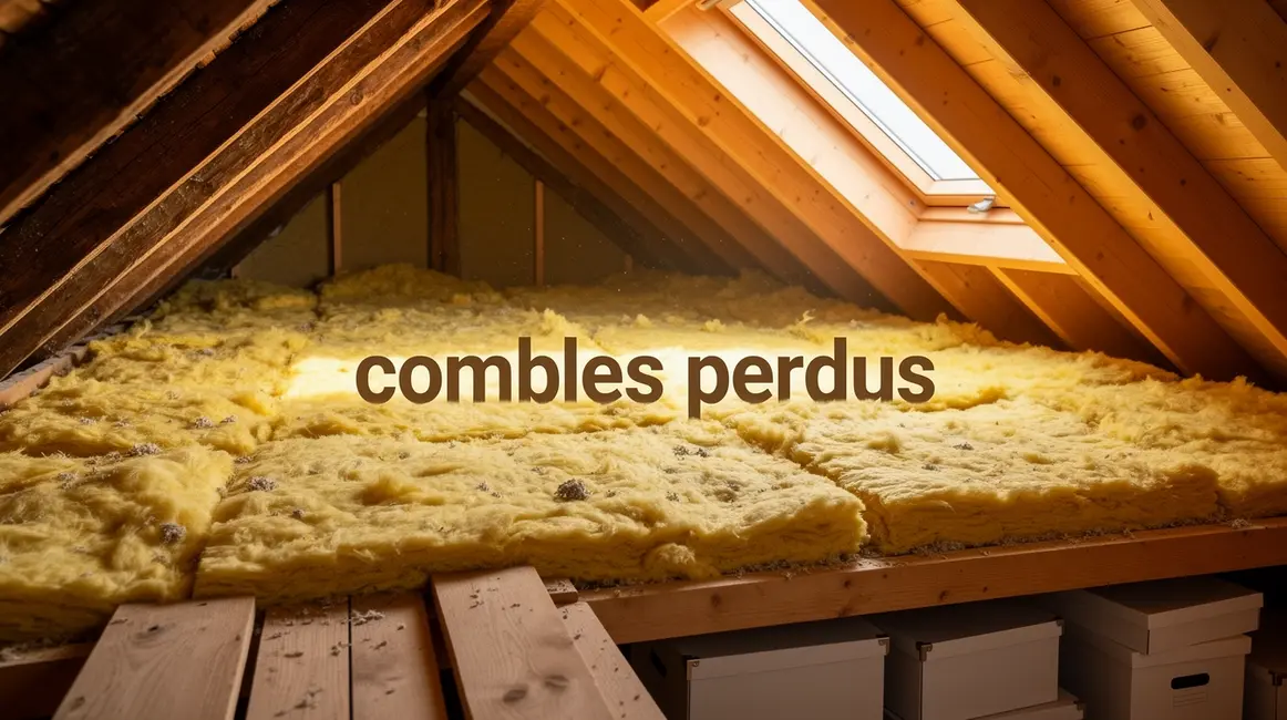 combles perdus : conseils concrets pour éviter les pièges en petit budget 2 Isolation thermique combles perdus maison laine de verre ouate
