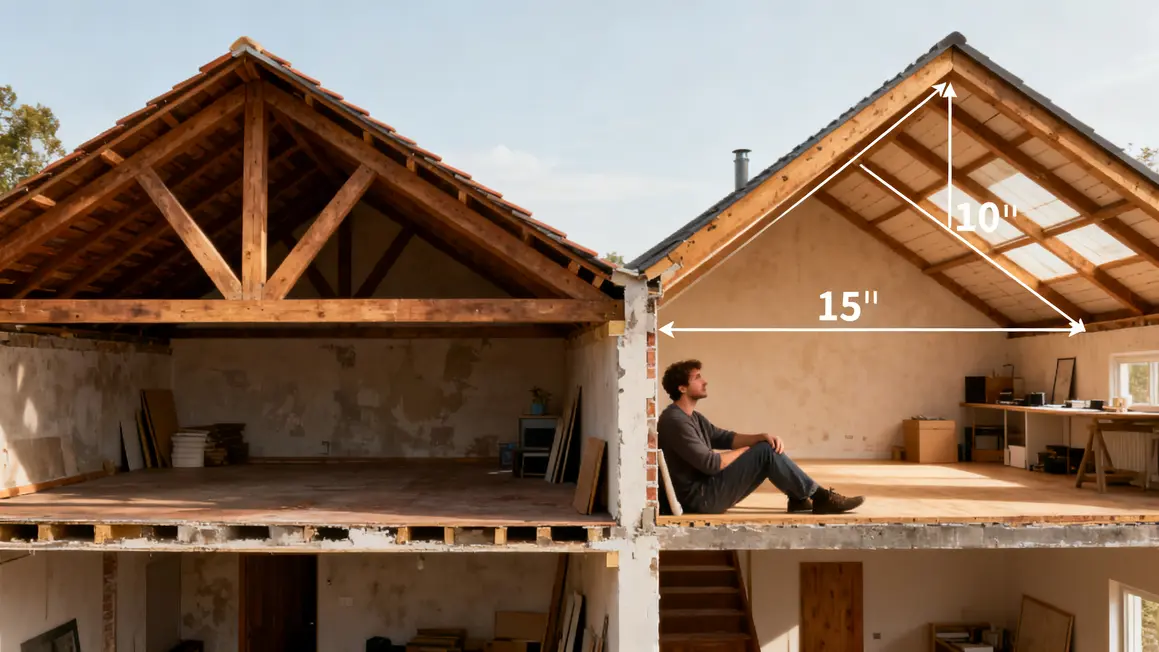Comparatif visuel combles perdus et amenageables