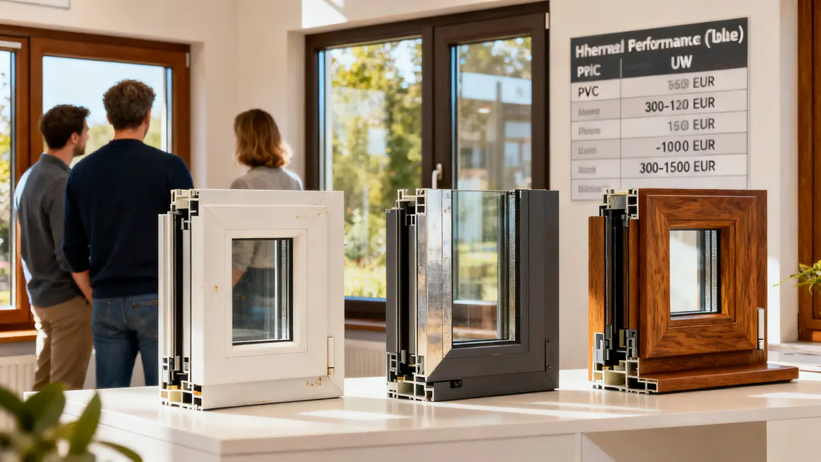 Fenetres performantes PVC aluminium bois prix Uw