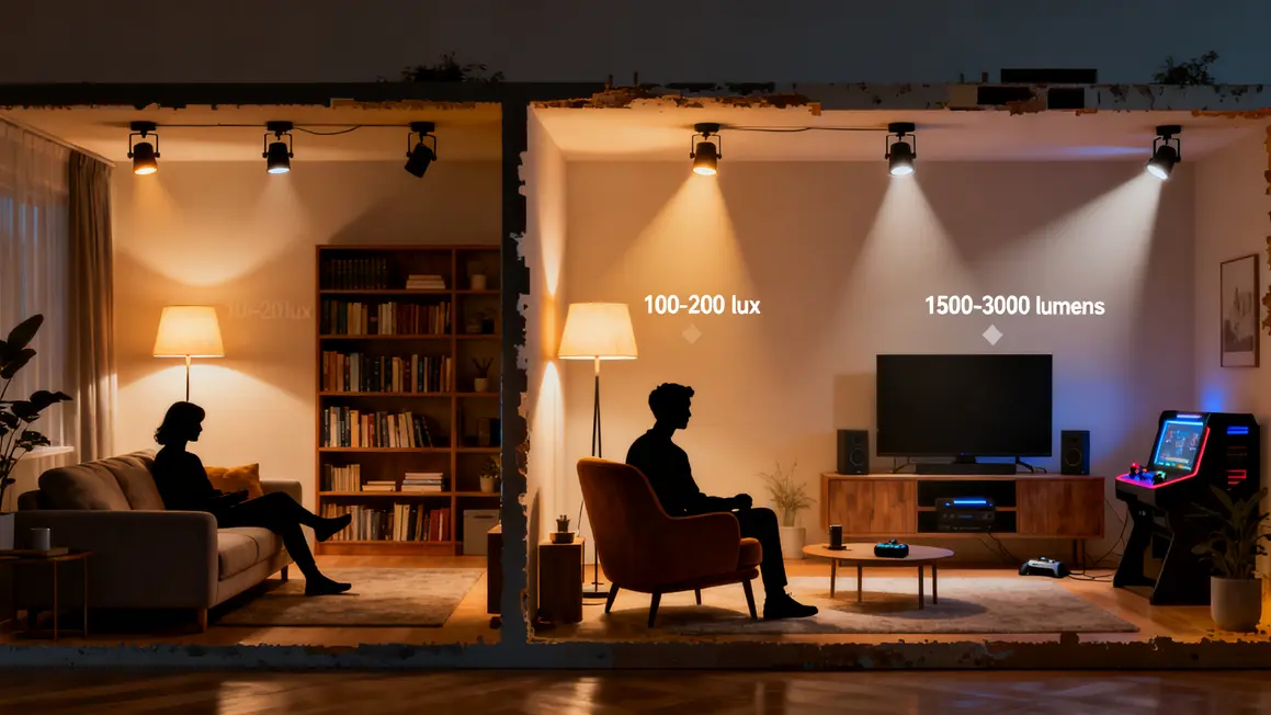 éclairage du salon : avantages, limites et alternatives en petit budget 3 eclairage du salon confort visuel et lumieres chaudes