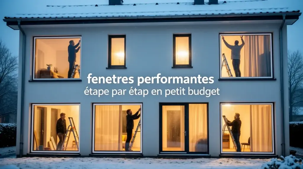 fenetres performantes vue maison moderne hiver joint economie
