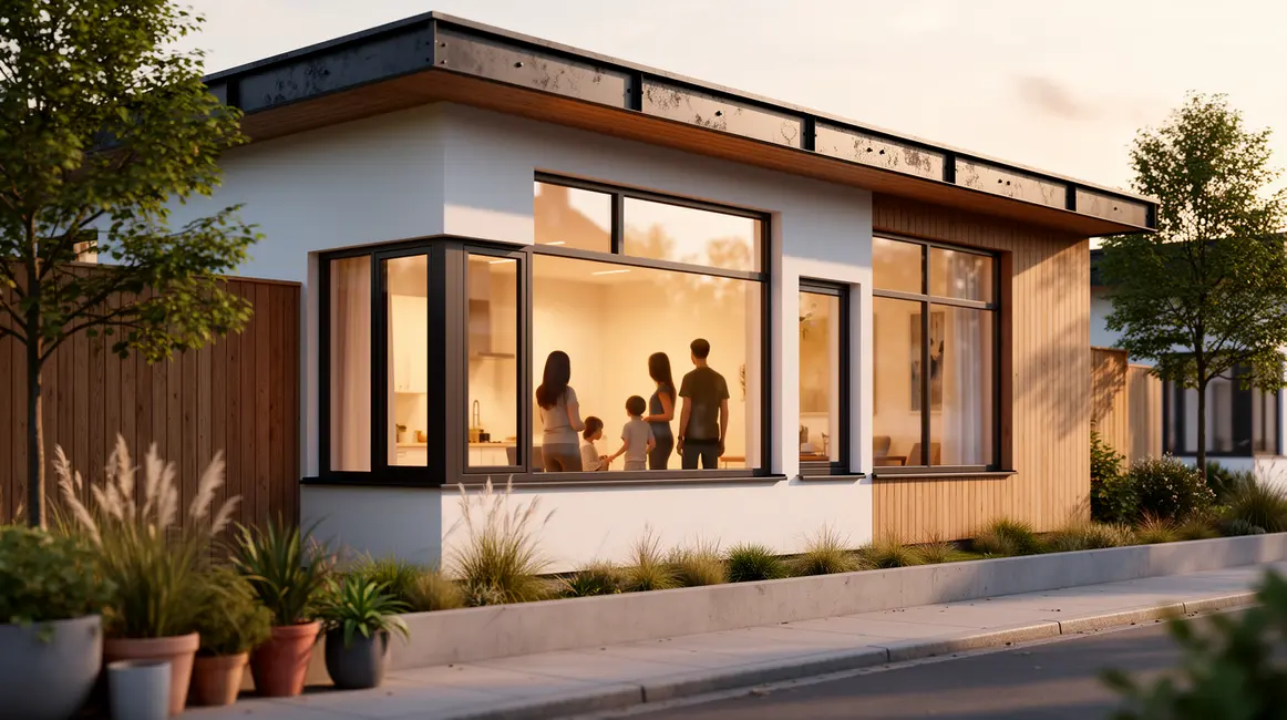 fenêtres performantes : bonnes pratiques pour un résultat durable en petit budget 2 Fenetres performantes sur maison contemporaine, confort thermique, silhouettes familiales