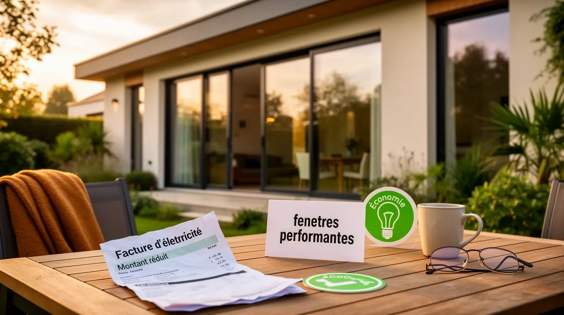maison moderne fenetres performantes economie energie