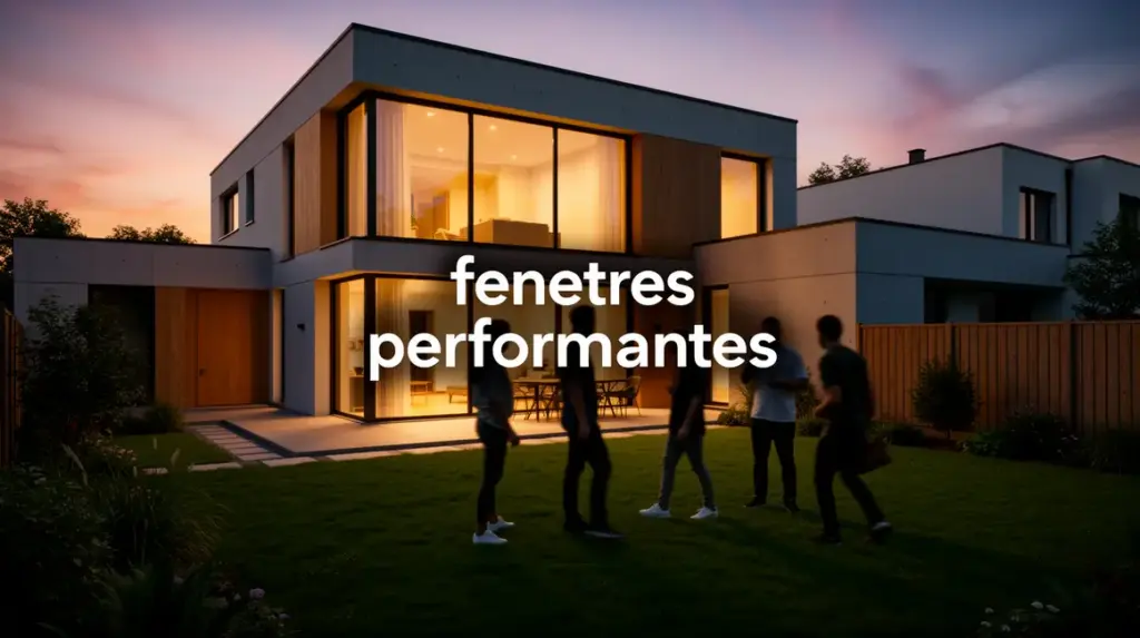 fenetres performantes maison vue jardin silhouettes