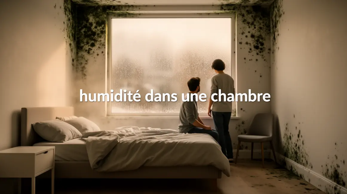 humidite dans une chambre fenetre buée taches de moisissure