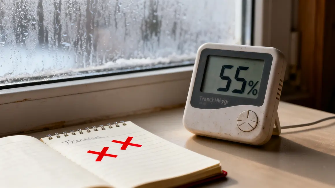 humidité dans une chambre : guide pratique pour bien commencer en petit budget 4 humidite dans une chambre hygrometre affiche taux fenetre embuee