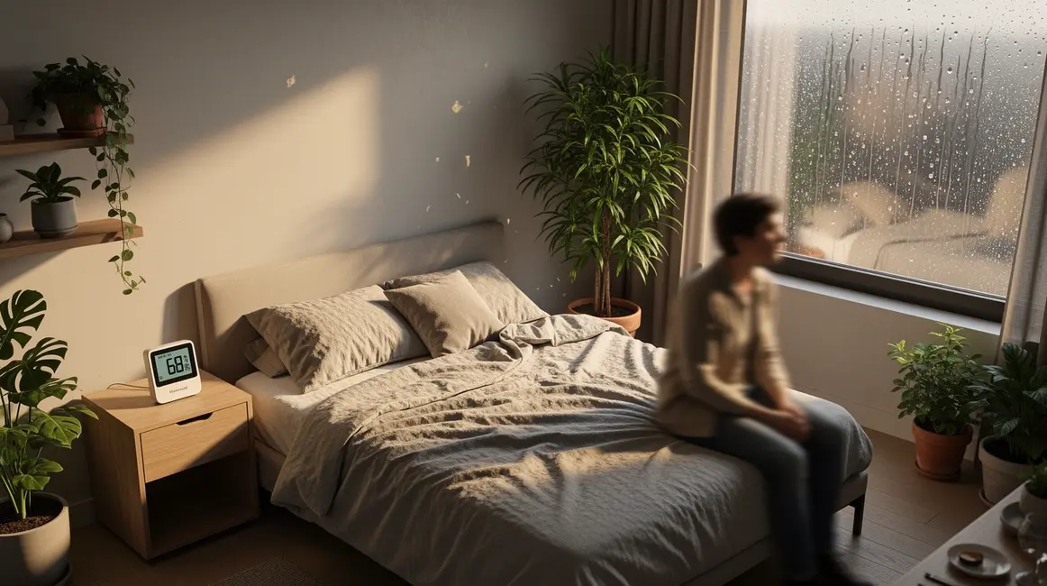 humidite dans une chambre condensation sur vitres hygrometre