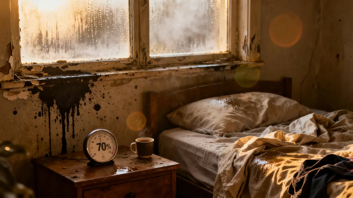humidité dans une chambre : checklist avant de se lancer 3 Signes humidite chambre taches auréoles buée