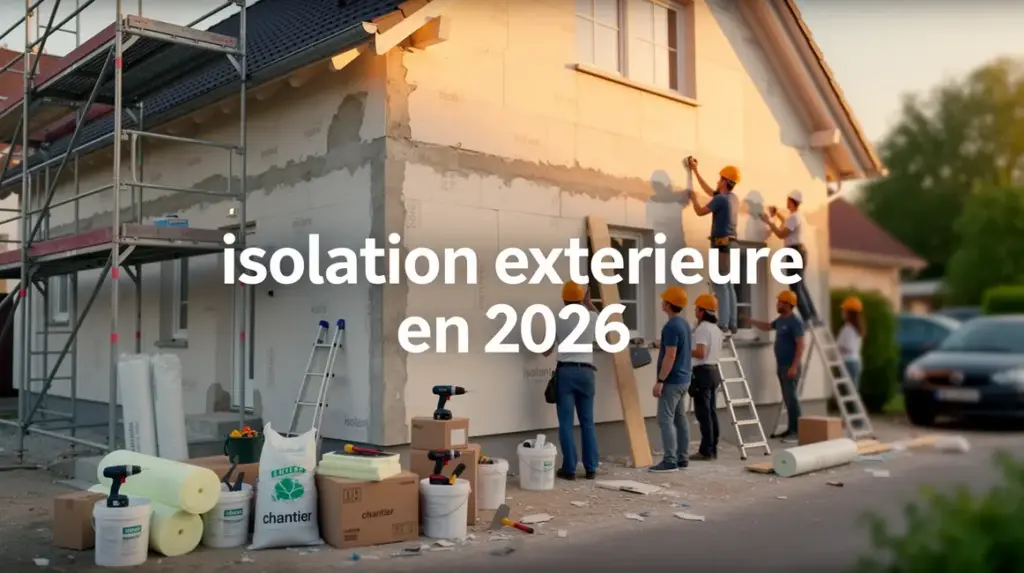 Réalisation isolation extérieure maison 2026 aides budget