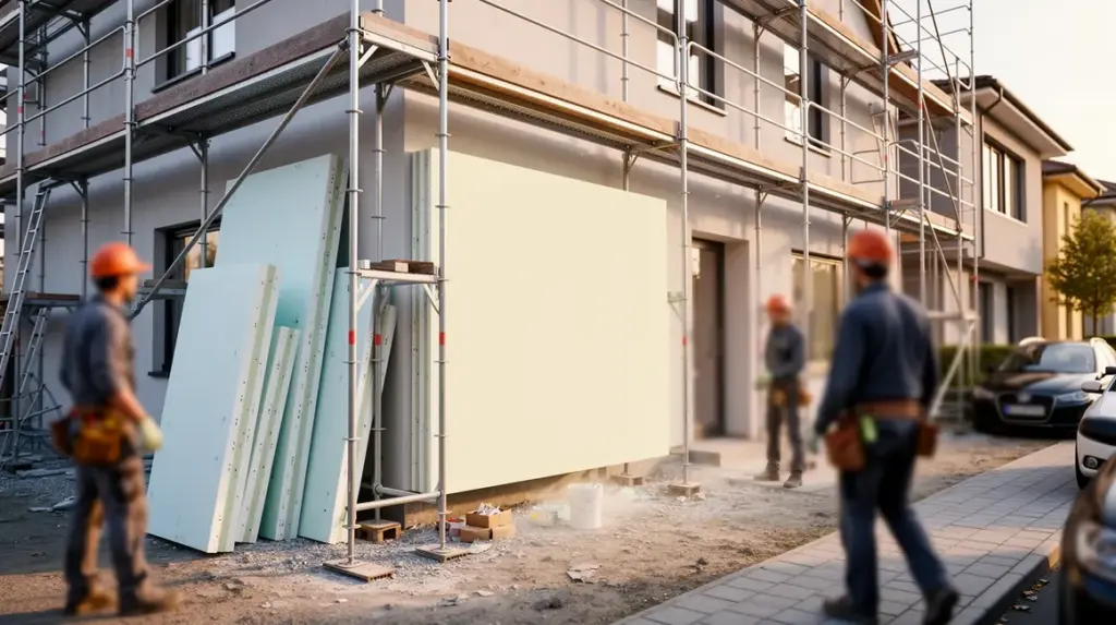 travaux isolation exterieure maison echafaudages professionnels