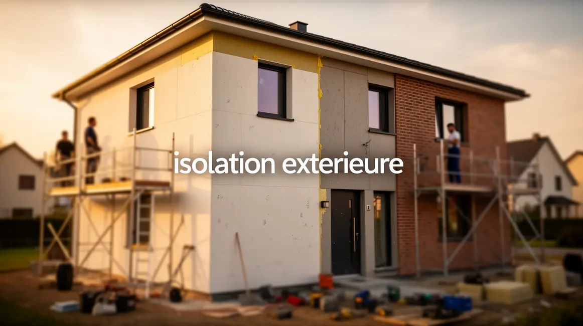 isolation extérieure : comparatif des options possibles 2 Vue façade maison isolation extérieure, rénovation énergétique