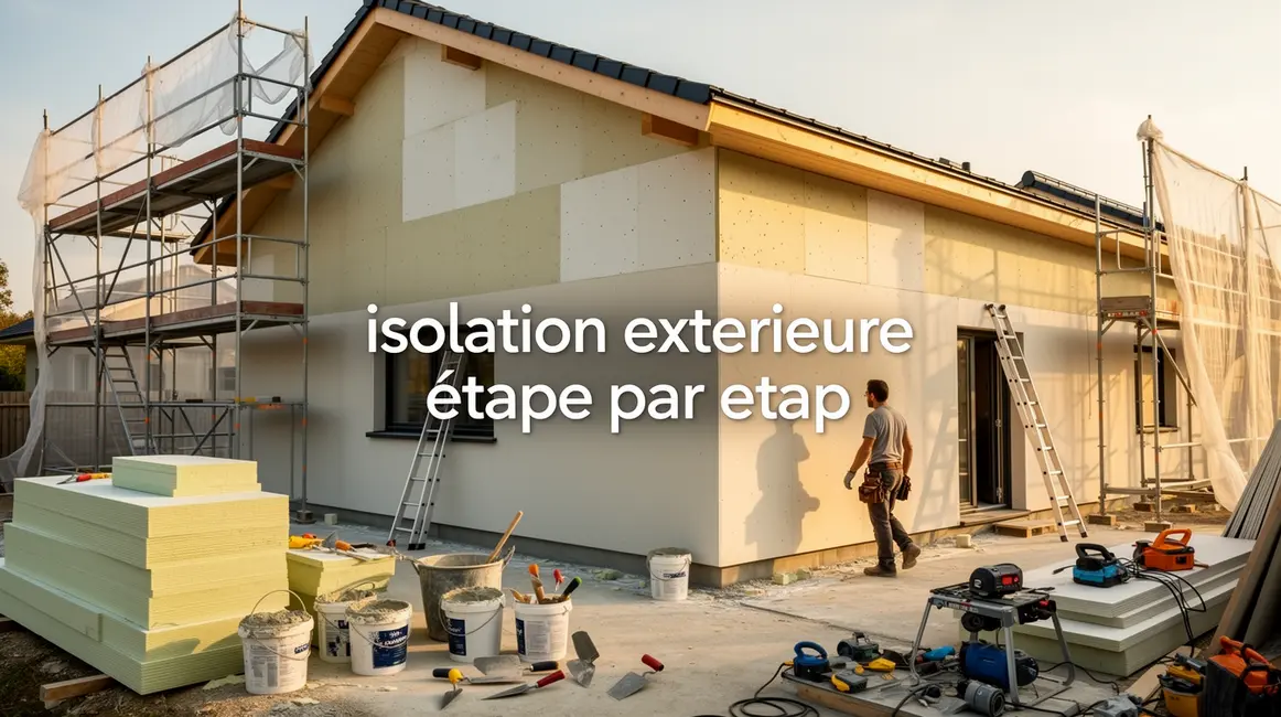 Comment réussir isolation extérieure étape par étape 2 isolation extérieure maison moderne étapes chantier