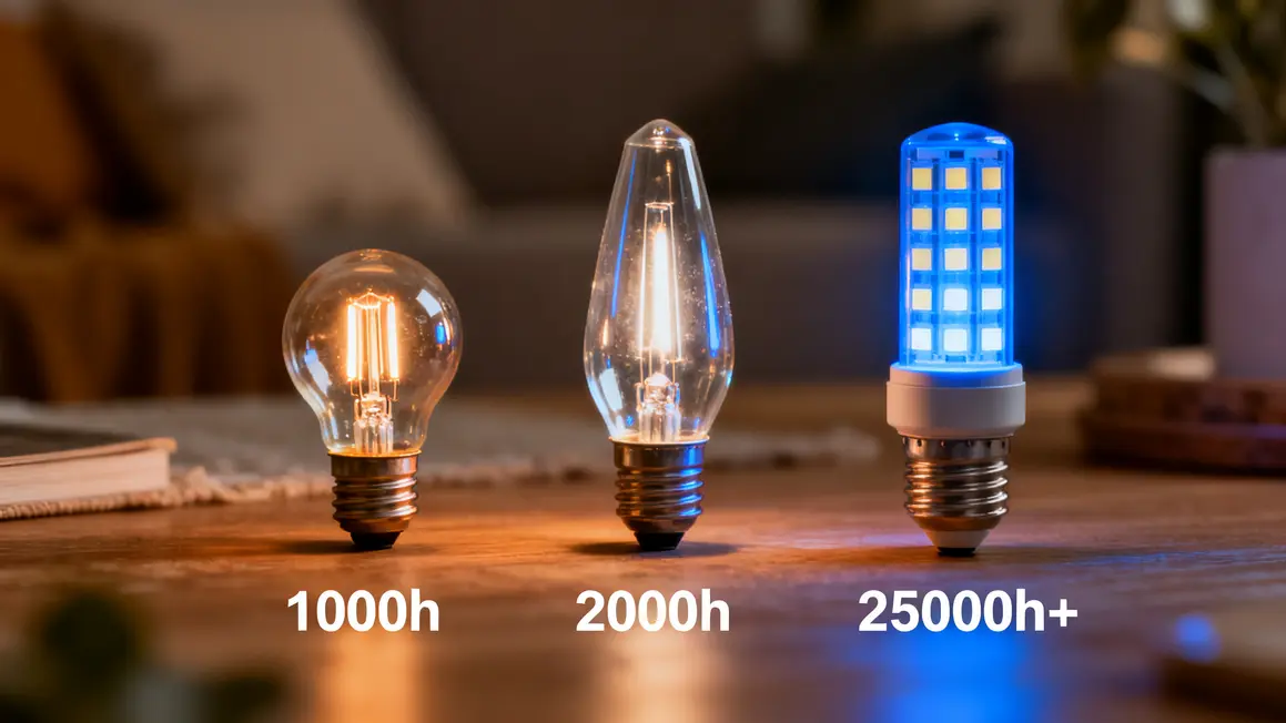 LED et ampoules pour éclairage durable salon