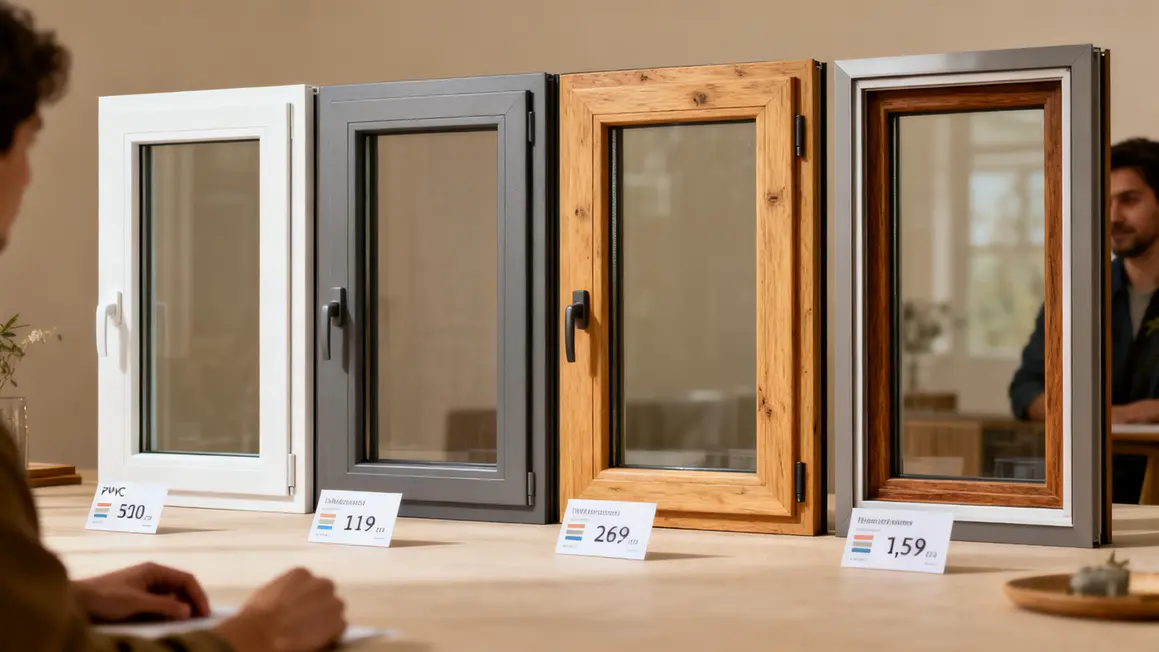 Comparatif des matériaux fenêtres performantes PVC alu bois mixte