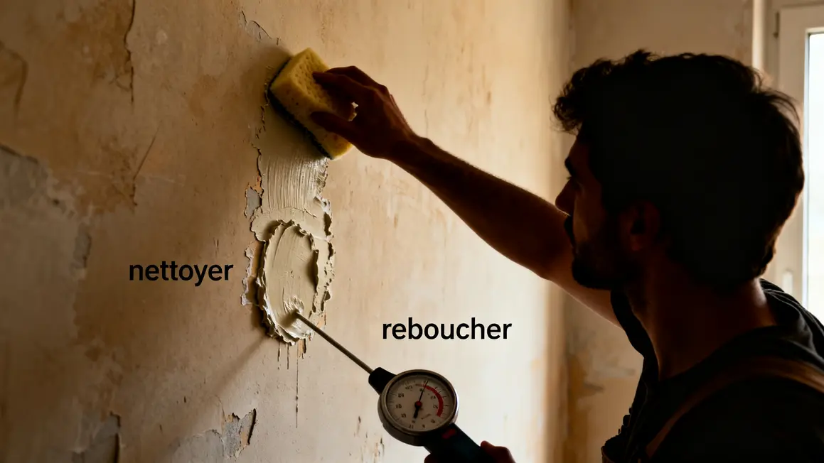 peinture intérieure nettoyage rebouchage budget