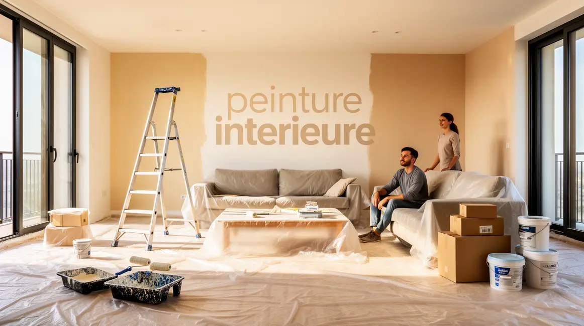 peinture intérieure : plan d’action simple et réaliste 2 peinture interieure vue panoramique transformation travaux