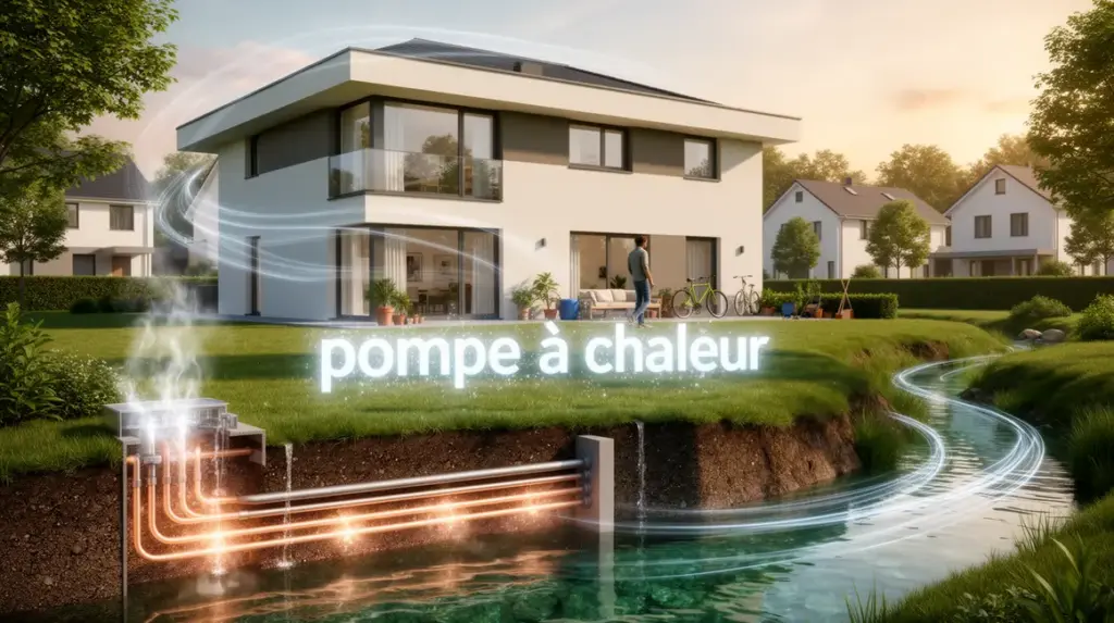 pompe a chaleur illustration energies maison