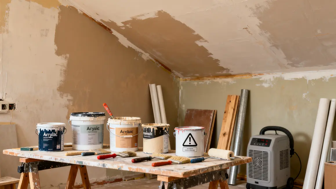 Mur plafond peinture acrylique alkyde naturel supports variés