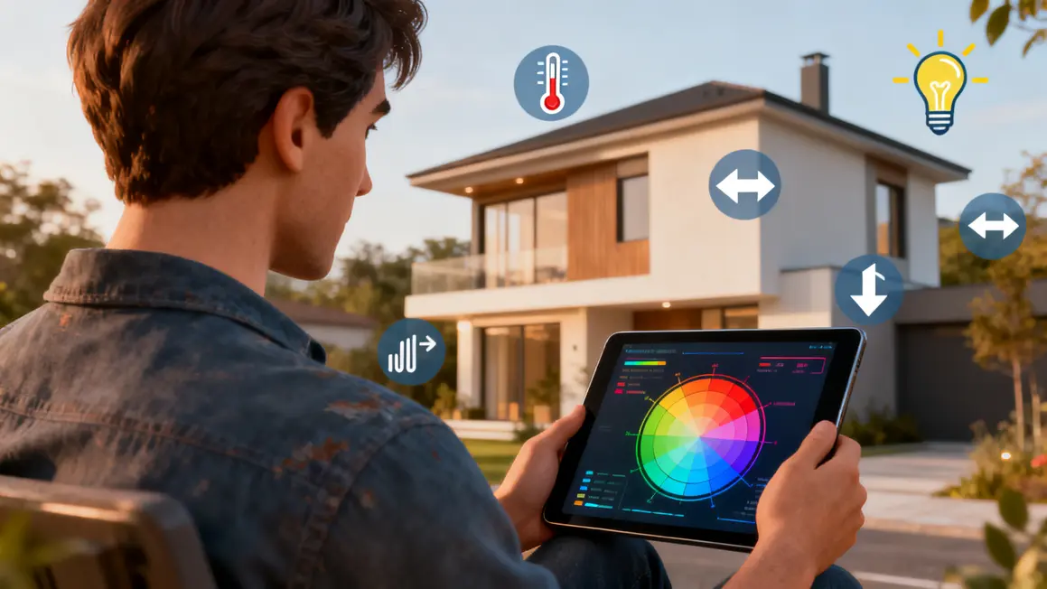 rénovation énergétique : bonnes pratiques pour un résultat durable 4 Audit énergétique maison diagnostic sur tablette pictogrammes