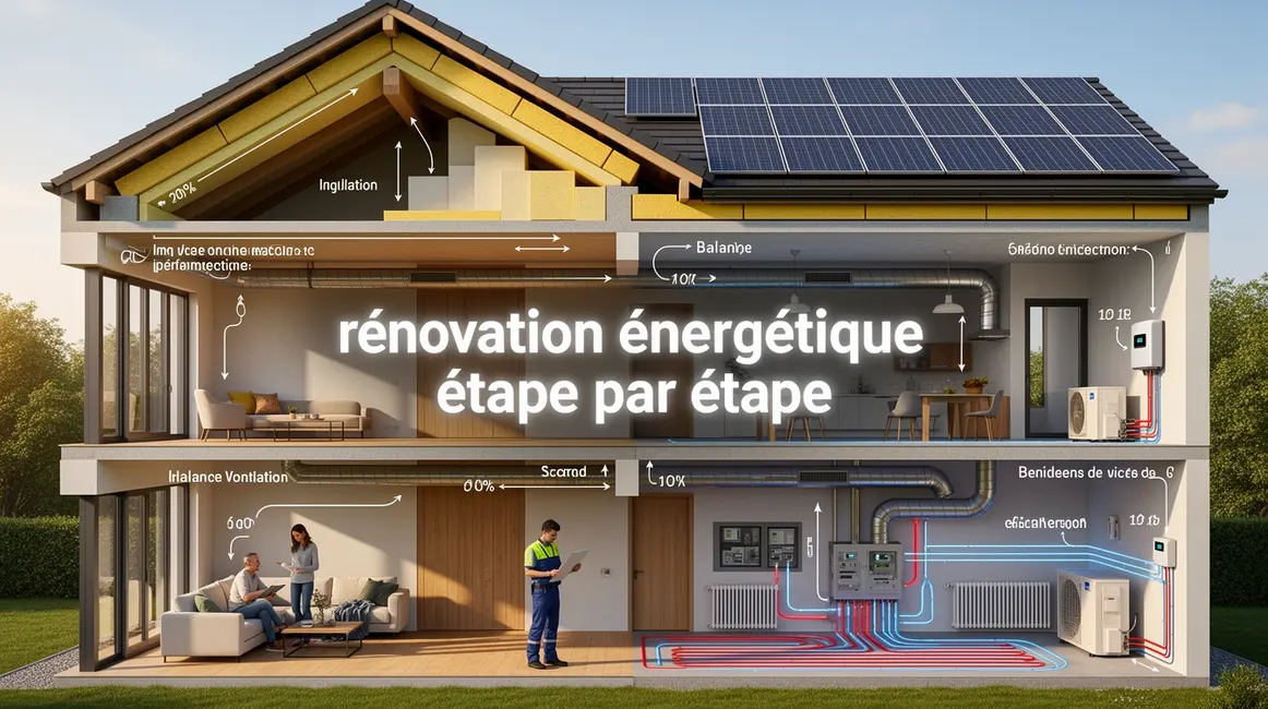 Maison moderne renovation energetique etape