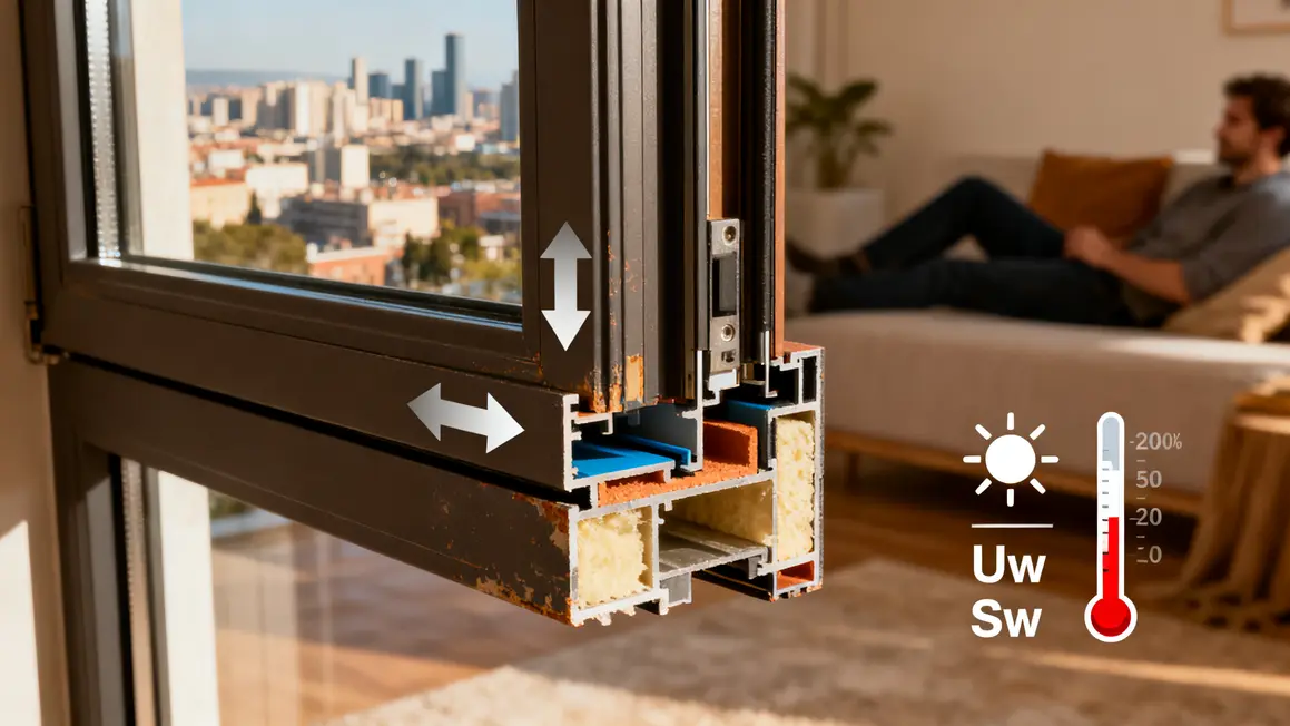 Fenetre performante coefficient Uw Sw isolation