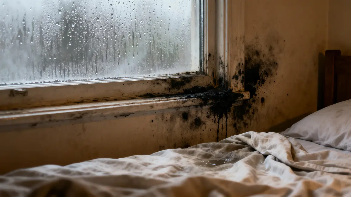 humidité dans une chambre : questions à se poser avant d’agir en petit budget 3 vitre embuee chambre humidite moisissure draps