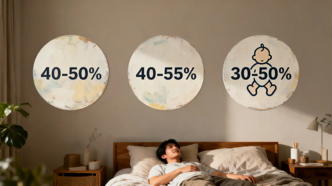 humidité dans une chambre en 2026 : points clés à connaître 4 taux humidite chambre chiffres adulte enfant bebe