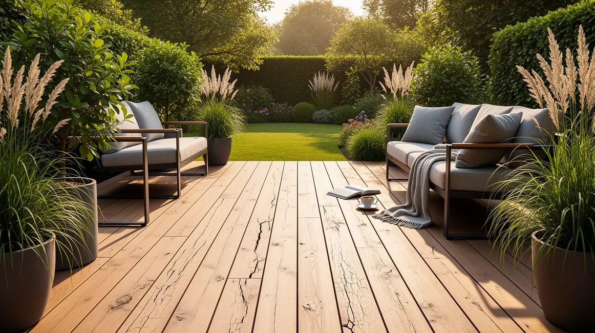 terrasse bois : guide pratique pour bien commencer 2 terrasse bois moderne avec mobilier extérieur