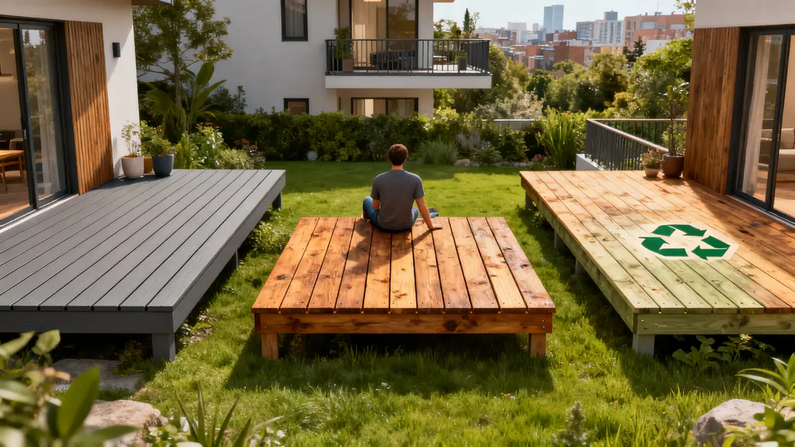 Terrasse bois trois styles moderne rustique écologique
