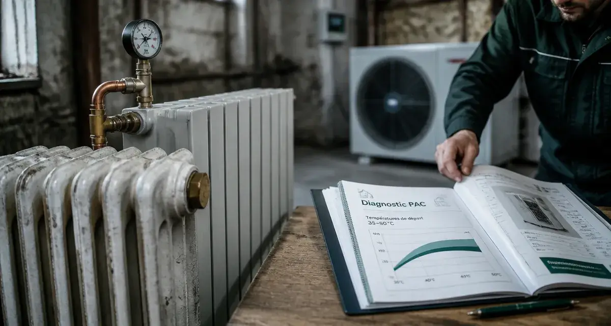 Pompe à chaleur et radiateurs : faut-il tout changer pour optimiser votre confort ? 2 Pompe à chaleur et radiateurs : audit et diagnostic confort thermique