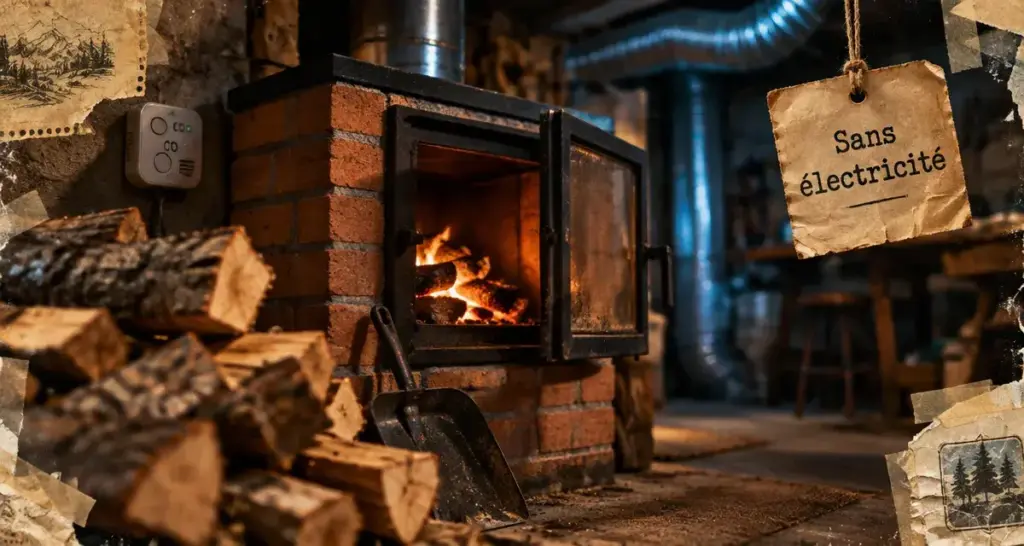 Chauffage sans électricité : autonomie réelle ou simple dépendance à une batterie ? 3 Chauffage sans électricité : poêle à bois autonome, détecteur CO