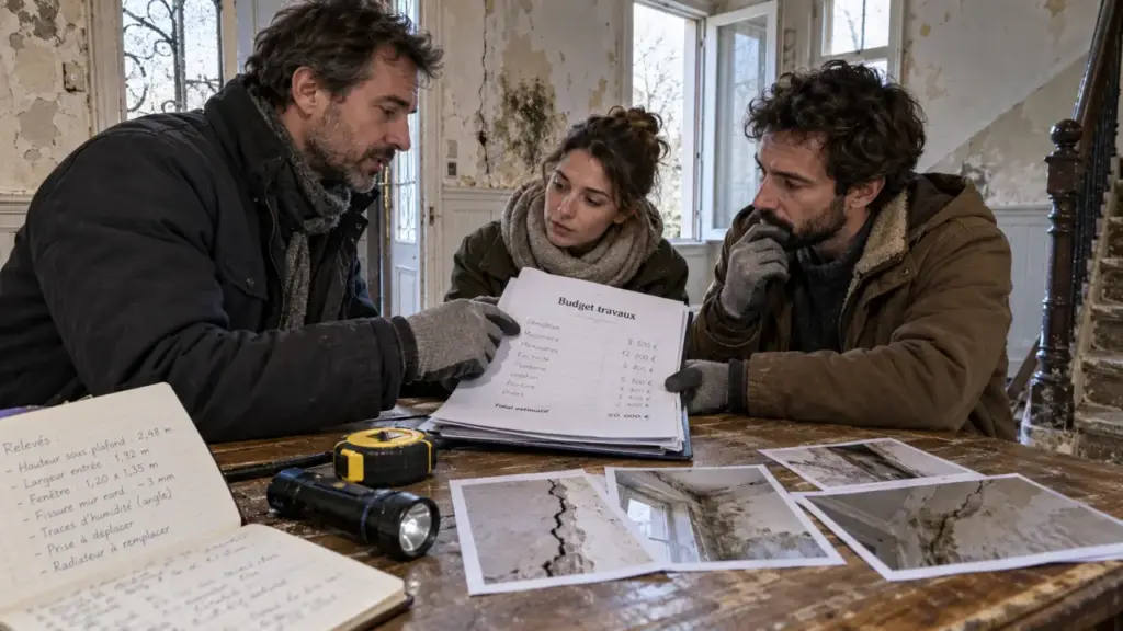 Estimation travaux maison avant achat : devis et budget pour sécuriser l’offre